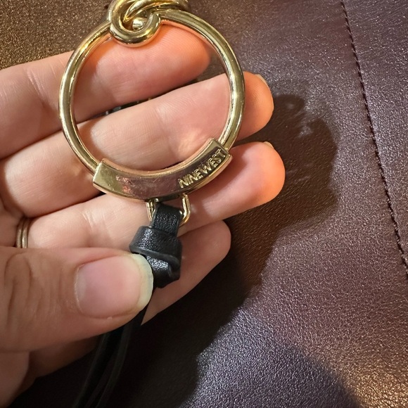 Nine West Purple and Black Snakeskin Tote Bag - Picture 8 of 11